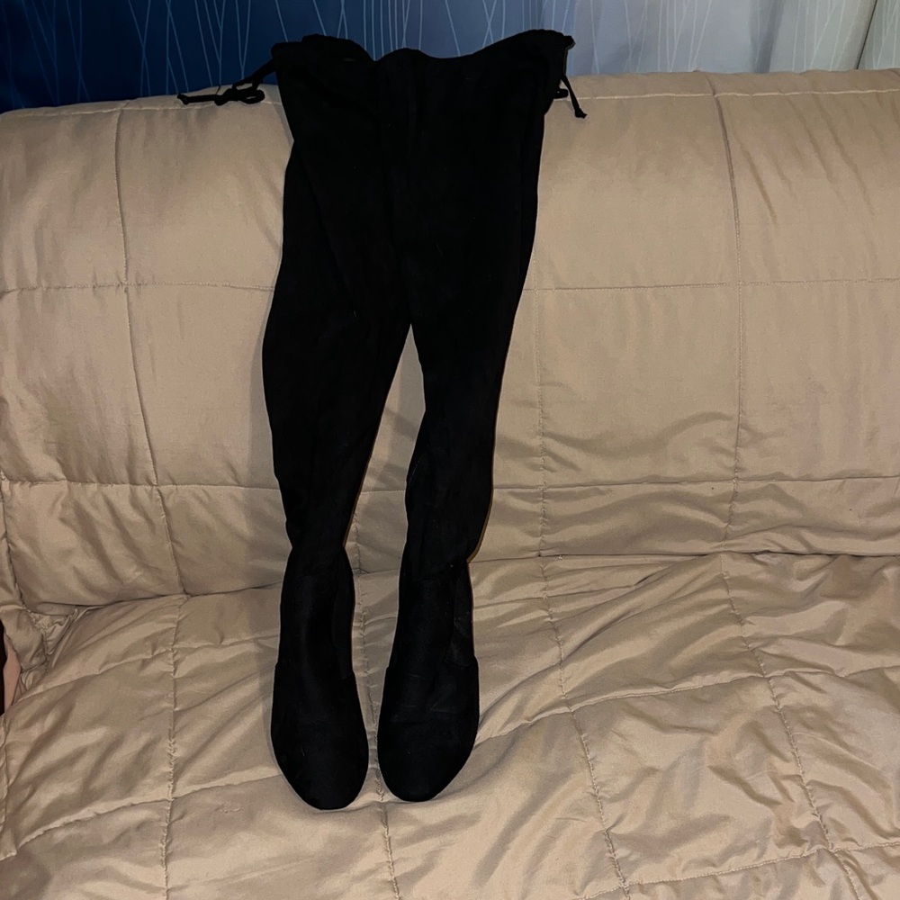 Black Over-the-Knee Boots